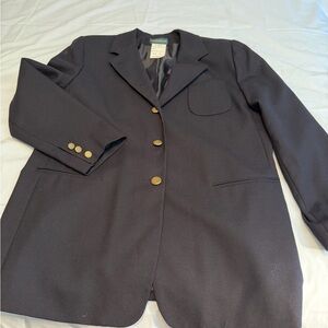 Harve Benard Black Blazer with Gold Buttons